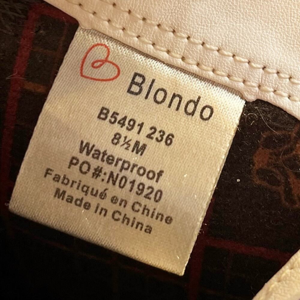Blondo Villa Waterproof Leather Bootie 8.5 - Picture 7 of 7